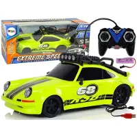 Lean Toys Sportwagen 1:18 Grünes Reserverad Fernbedienung