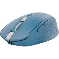 Trust Ozaa, rechts, Optisch, RF Wireless + Bluetooth, 3200 DPI, Blau