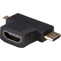 Akyga AK-AD-23, HDMI, miniHDMI / microHDMI, Schwarz