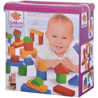 Sonstige Verlage Holzbausteine Baby - Extra große Bausteine, 40x40mm, 50 Stück, Hartholz, ab 1 Jahr