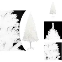 vidaXL Künstlicher Weihnachtsbaum Naturgetreue Nadeln Weiß 240 cm - Weihnachtsbäume