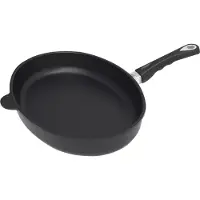 AMT Gastroguss FISH PAN I-4127 Bratpfanne, Gusseisen/Gussaluminium, Induktionsherd-geeignet, Antihaftbeschichtung