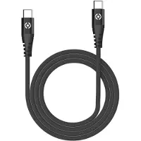 Celly USBCUSBCNYLBK USB Kabel 1 m USB C Schwarz