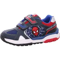 Geox Tuono Kinderschuhe Jungen Halbschuhe Klettschuh Blau Freizeit