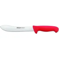 Arcos Metzgermesser Farbe - Prof 292622 in Edelstahl Nitrum und mango ergonomisches rotes Polypropylen und 20 cm Klinge, Vitrine