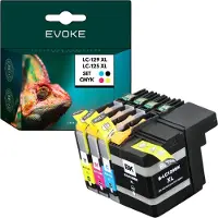 Evoke Patronen für Brother LC 129 125 XL drei LC129 LC125 ️️ MFC J6520DW J6720DW J6920DW ️