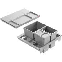 Hailo 3620611 Abfallsorter SEPARATO K 60, 34 (1x18 + 2x8) Liter / XS Inset 60.3/34 für 60 cm SB