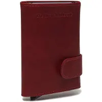 The Chesterfield Brand Antique Buff Crumbled Leder RFID Safe Geldbörse Mannheim 04 rot