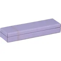 Rhodia Rhodiarama Stiftebox aus Kunstleder, 21x5,5x3cm - Schwertlilie 318879C