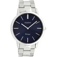 Oozoo - Herrenuhr - C20020 - Silber Blau