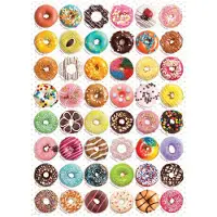 Eurographics Donuts Tops 1000pcs, 1000 Stück(e), Speisen und Getränke