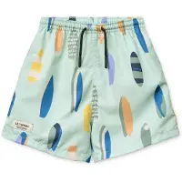 Liewood - Kid's Duke Printed Board Shorts - Boardshorts Gr 122 grau