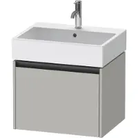 Duravit Ketho.2 Waschtischunterbau wandhängend, 1 Auszug, 584x440x460mm, für Vero Air 235060, K25075007070000, Farbe: Betongrau Matt Dekor