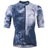 Nalini Singh - Tie Dye Jersey - Radtrikot Gr M blau