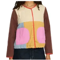 Selfhood - Women's Quilted Block Jacket - Freizeitjacke Gr S beige