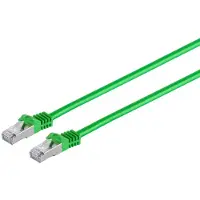 S-Conn RJ45 Patchkabel m. CAT 7 Rohkabel PIMF grün 3m