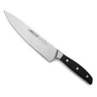 Arcos COOK'S KNIFE MANHATTAN - Messer mit breiter Klinge, glatter Schneide, stabil und stark. Mehrzweckmesser.