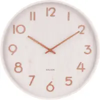 Karlsson Wanduhr Pure Weiß (40cm)