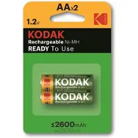 Kodak Aaa 1000mah Ni-mh Wiederaufladbare Batterie 2 Einheiten Grün Grün One Size