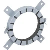OBO 7202204 Rohrmanschette für brennbare Rohre Ø63mm Intumeszierender Baustoff grau TCX-063