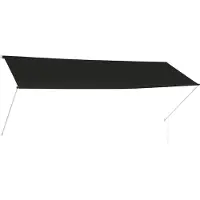Syfax Einziehbare Markise 350×150 cm Anthrazit