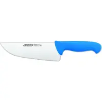 Arcos Metzgermesser Farbe - Prof 295923 Edelstahl Nitrum und mango ergonomisches blaues Polypropylen und 20 cm Klinge, Vitrine