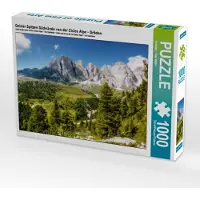 CALVENDO Geisler Spitzen Südwände von der Cisles Alpe - Gröden 1000 Teile Puzzle quer 640x480mm, ; 7356305