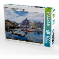 CALVENDO Der Hafen von Hamnøya, Lofoten (Norwegen) 1000 Teile Puzzle quer 640x480mm, Heinrich Sebastian; 7434657