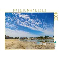 CALVENDO Boot und Ebbe in Brignogan-Plage 1000 Teile Puzzle Quer, 1000 Stück(e), andere, 14 Jahr(e)