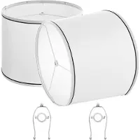 Vevor Lamp Shade 2 Set 11 x 13 x 10 inches Medium Lampshade with Harp (White)