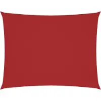 Syfax Sonnensegel Oxford-Gewebe Rechteckig 4x6 m Rot