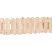 Syfax Hochbeet Lattenzaun-Design 100x30x30 cm Massivholz Kiefer