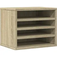 Syfax Schreibtisch-Organizer Sonoma-Eiche 36x26x29,5 cm Holzwerkstoff