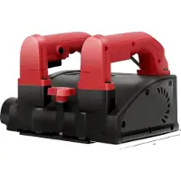 OEM Elektrischer Bagger-Wandmaschine, 1200W Motor, einstellbare Planungstiefe, Rot