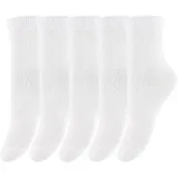 Minymo Ankle Sock -solid (5-pack) weiss (100) 35\\38