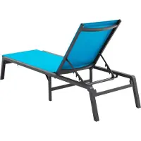 SucceBuy -Chaiselongue-Sessel aus Aluminium für den Außenbereich – Ihr idealer Ort zum Entspannen. Dieser -Terrassen-Lounge-Sessel ist perfekt für die Terrasse, den Strand oder den Pool.