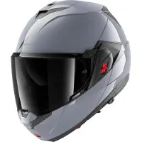 Shark Oxo Dark Shadow Modularhelm Silber L Silber L