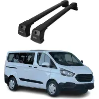 Omtec OMAC 2624913B Dachreling Dachträger Aluminium 75 kg Max für FORD Tourneo Custom V362 Bus (F3)