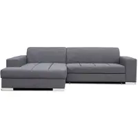 AX Living Sofa grau Milianni Wohnlandschaft L Form 260 cm L