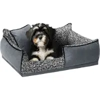 Stanis³aw Jurga Hundebett "Porto" - 45x30 cm - Haustiermatratze, Katzenbett, Hundekissen | Sofa-Hundekörbchen mit Kissen, rutschfest & waschbar | PillowPrim