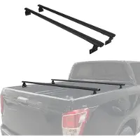 Omtec OMAC 7535919B Dachreling Dachträger Aluminium für VW Amarok Pickup (2HA, 2HB, S1B, S6B, S7A, S7B)