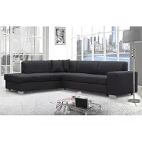 AX Living Sofa grau Dalmini Couch L Form XXL mit Schlaffunktion 285 cm L