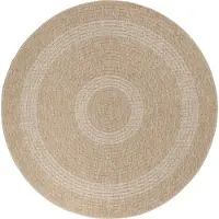Ayyildiz Hali Outdoor Teppich COMILLA Beige 160 cm Rund
