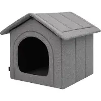 TexCorp Hundehütte Stoff faltbar für Hunde & Katzen (72x76x74 cm) | Hundeecke, Ruhebereich, Zwinger, Tierheim, Hundezwinger | Doggy