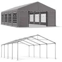 Das Company Sommer Zelt 4x8 Grau SUMMER IPE