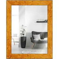 MendeFrames Wandspiegel aus hellem Wurzelholz 30x60 cm - H14E