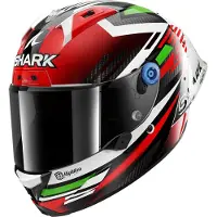 Shark Aeron GP FIM Firstlap Carbon Helm, weiß/rot/grün, L (59/60)
