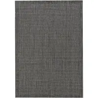 Ayyildiz Hali Outdoor Teppich GIZA Schwarz 120 x 120 cm Rund