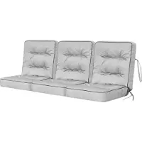 Stanislaw Jurga Schaukelkissen-Set "VENUS" – 3 Stück 50×110 cm | Bankkissen Garden Kissen Schaukelauflagen Bankauflagen Auflagen Kissen | HobbyGarden