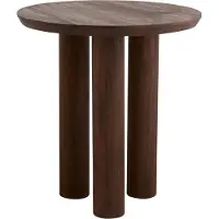 FURNLUX Esstisch Helin Braun 70cm / Hauptfarbe: Braun / Abmessungen: 70 x 70 x 75 cm